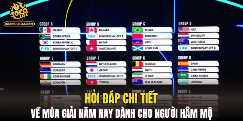 Hỏi đáp chi tiết về mùa giải năm nay dành cho người hâm mộ