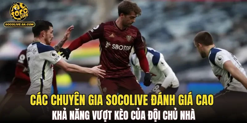 Các chuyên gia Socolive đánh giá cao khả năng vượt kèo của đội chủ nhà