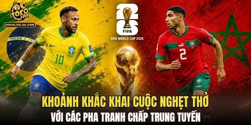 Khoảnh khắc khai cuộc nghẹt thở với các pha tranh chấp trung tuyến