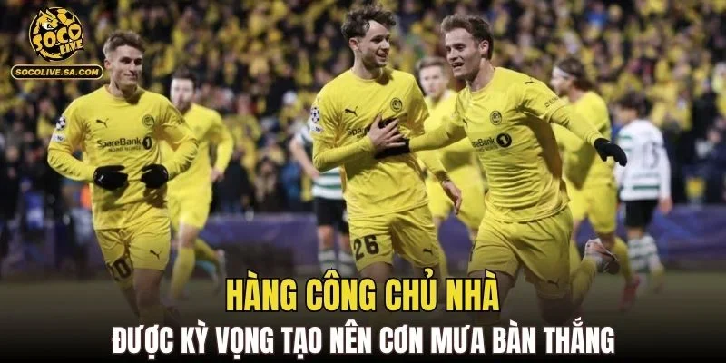 Hàng công chủ nhà được kỳ vọng tạo nên cơn mưa bàn thắng