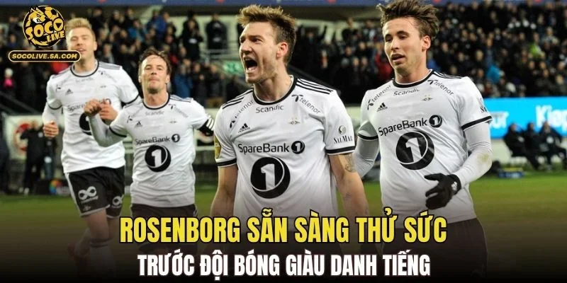 Rosenborg sẵn sàng thử sức trước đội bóng giàu danh tiếng