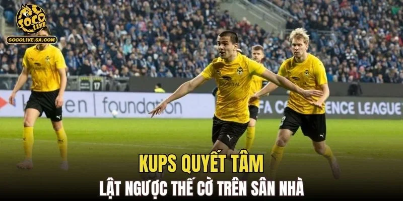 KuPS quyết tâm lật ngược thế cờ trên sân nhà